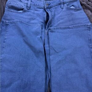 Hollister Women's Relaxed Blue Carpenter Jeans